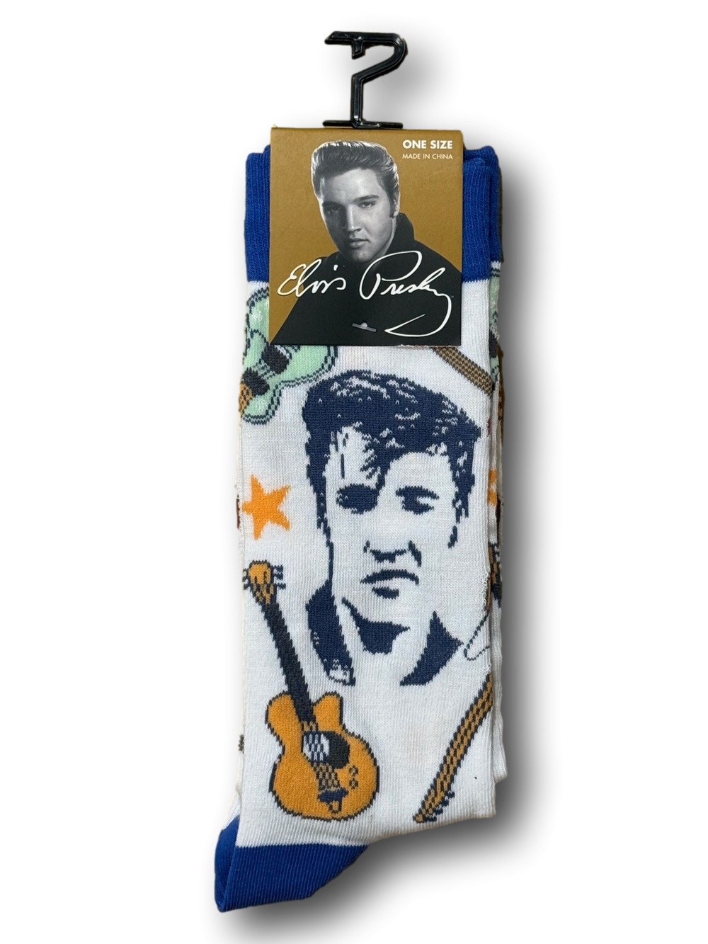 3/$20 Elvis Presley Funny Novelty Crew Socks - NWT